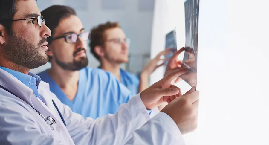 Lab equipment background